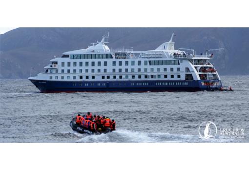 Desembarcarán en Zodiac en lugares deshabitados